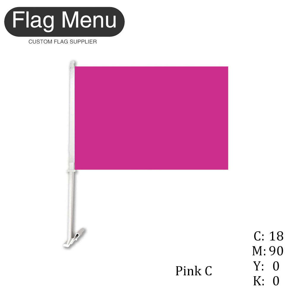 Vivid Color-12X18in Solid Color Car Flag-Flag Menu-Flag&Banner Company- USA UK Canada AU EU