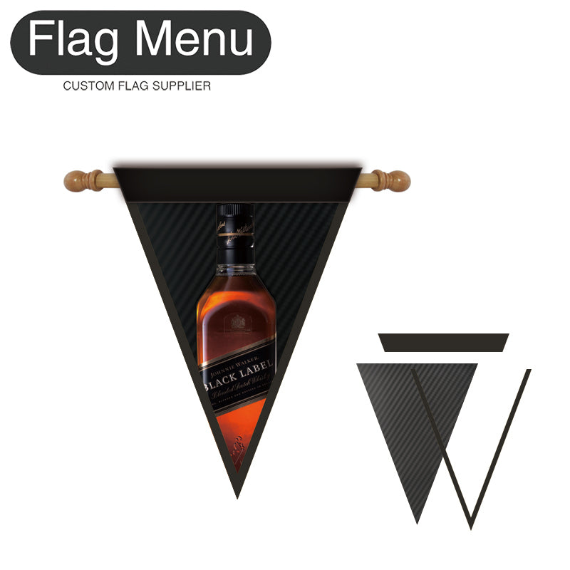 18"x24" Advertising Pennant Flag-3 packs-Custom Pennant-Flag Menu