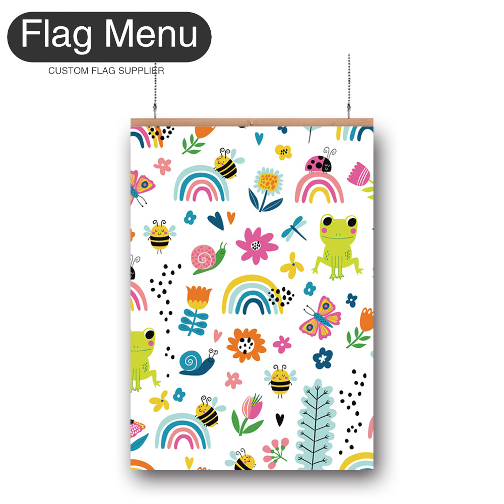 Frog Vinyl Hanging Banner Kit - Double Sided-Regular-Flag Menu