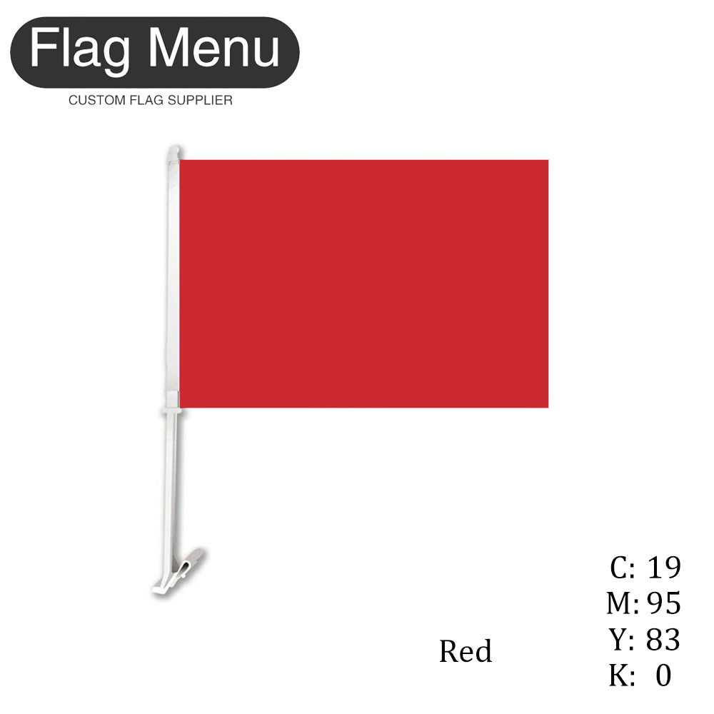 Vivid Color-12X18in Solid Color Car Flag-Flag Menu-Flag&Banner Company- USA UK Canada AU EU