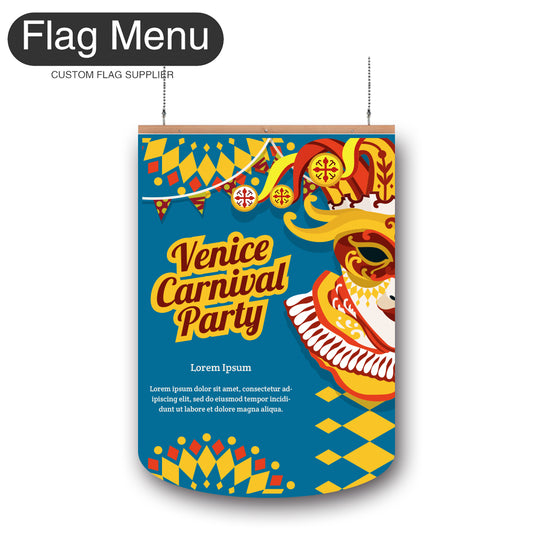 24"x36" Carnival Vinyl Hanging Banner - Double Sided-Regular-Flag Menu