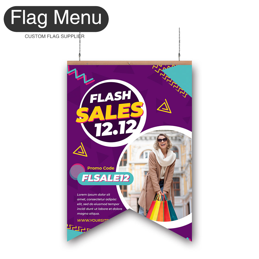 Sale Vinyl Hanging Banner - Double Sided-Swallow-Flag Menu