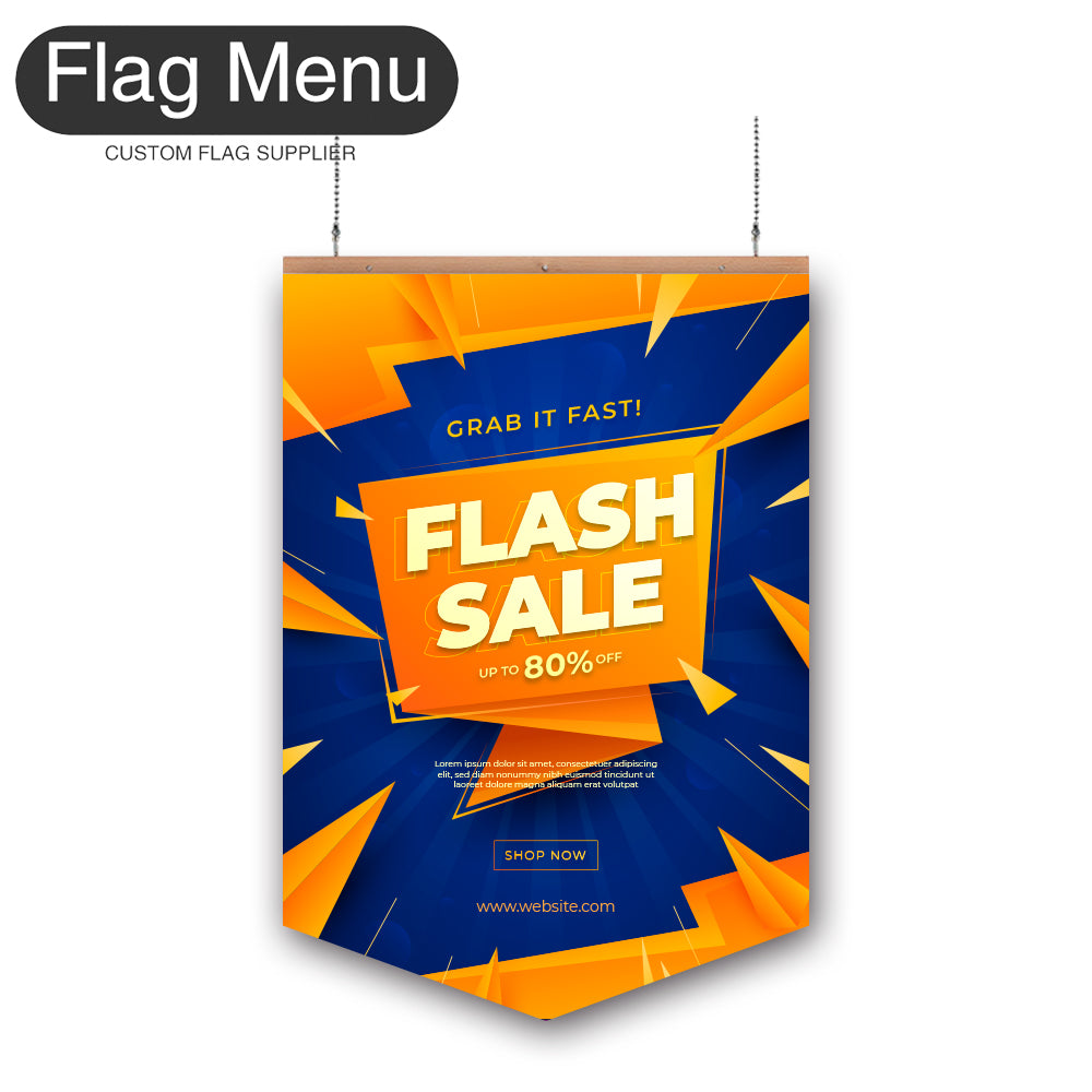 Sale Vinyl Hanging Banner - Double Sided-Pennant-Flag Menu