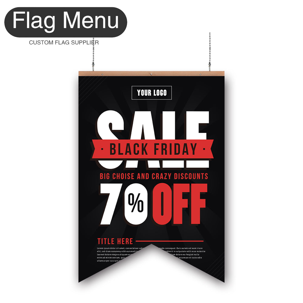 Sale Vinyl Hanging Banner - Double Sided-Swallow-Flag Menu