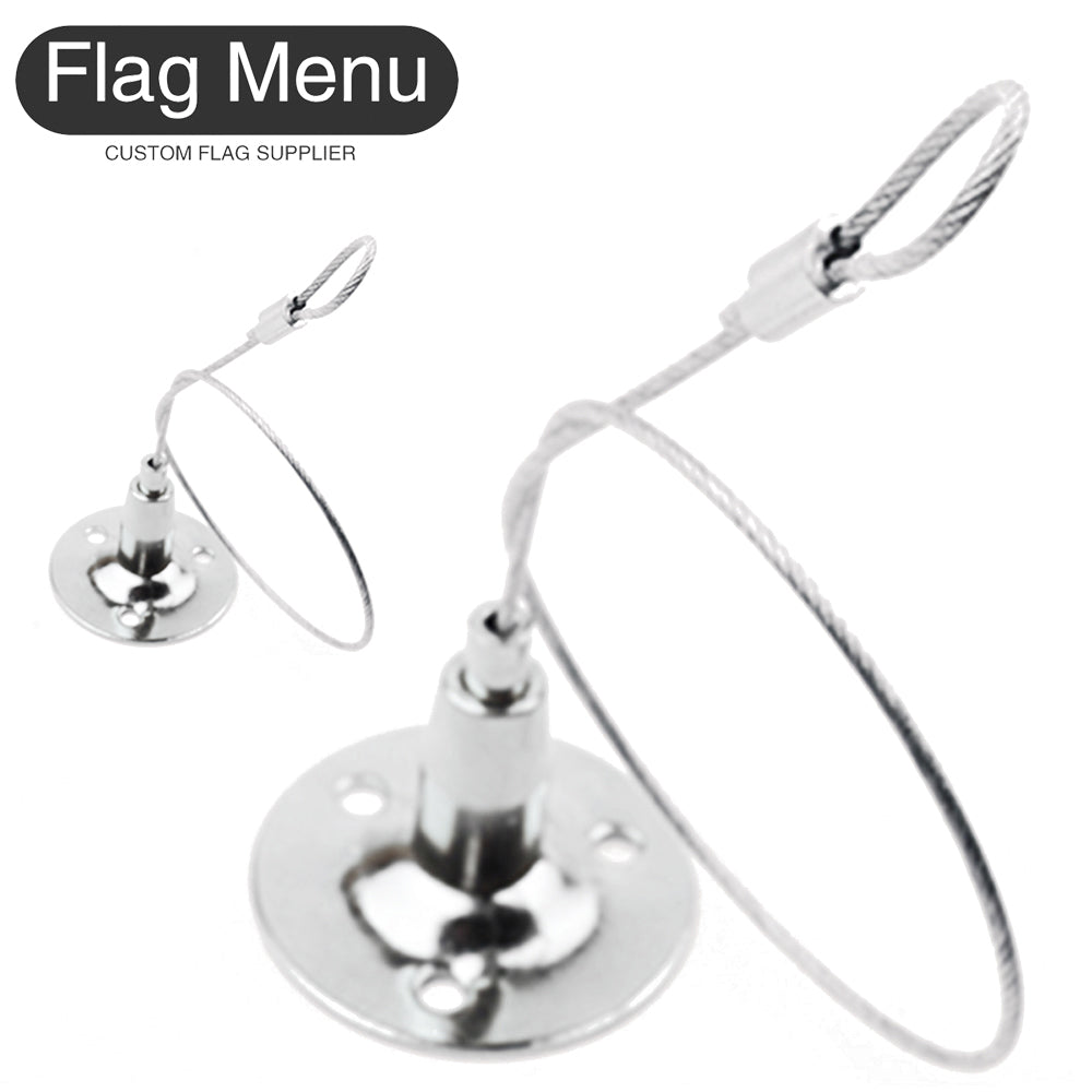 Steel Wire Ceiling Hook - Double-Flag Menu