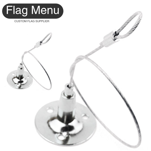 Steel Wire Ceiling Hook - Double-Flag Menu