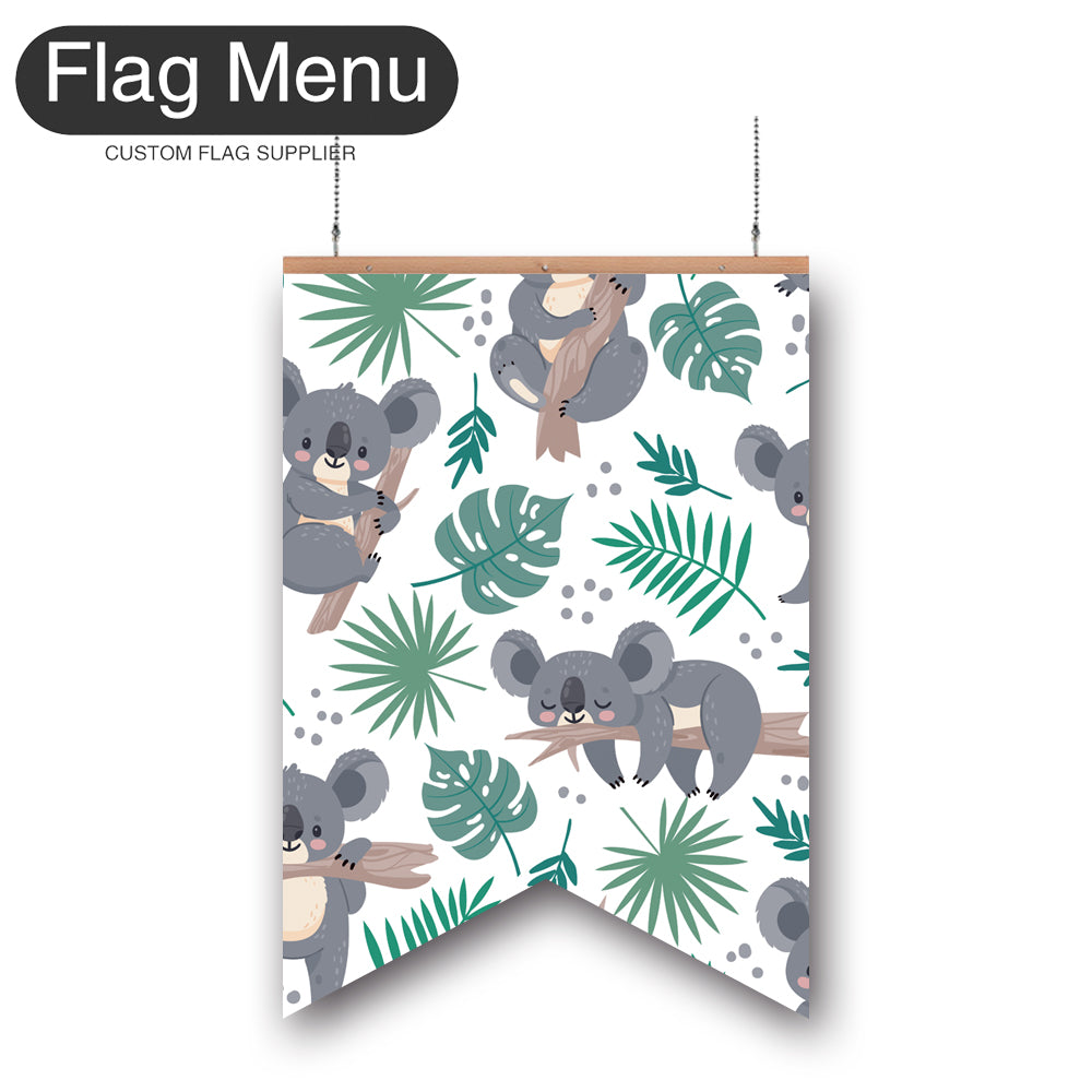 24"x36" Koala Vinyl Hanging Banner Kit - Double Sided-Swallow-Flag Menu