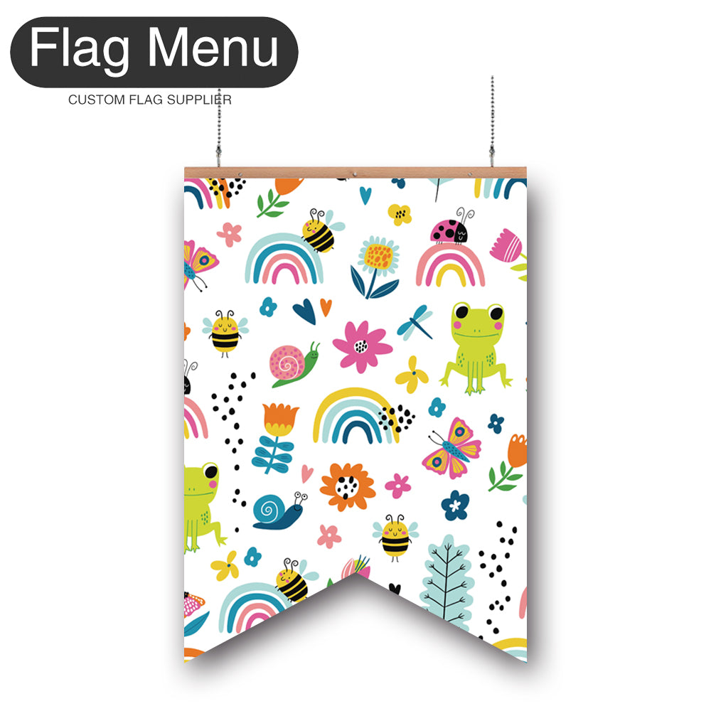 Frog Vinyl Hanging Banner Kit - Double Sided-Swallow-Flag Menu