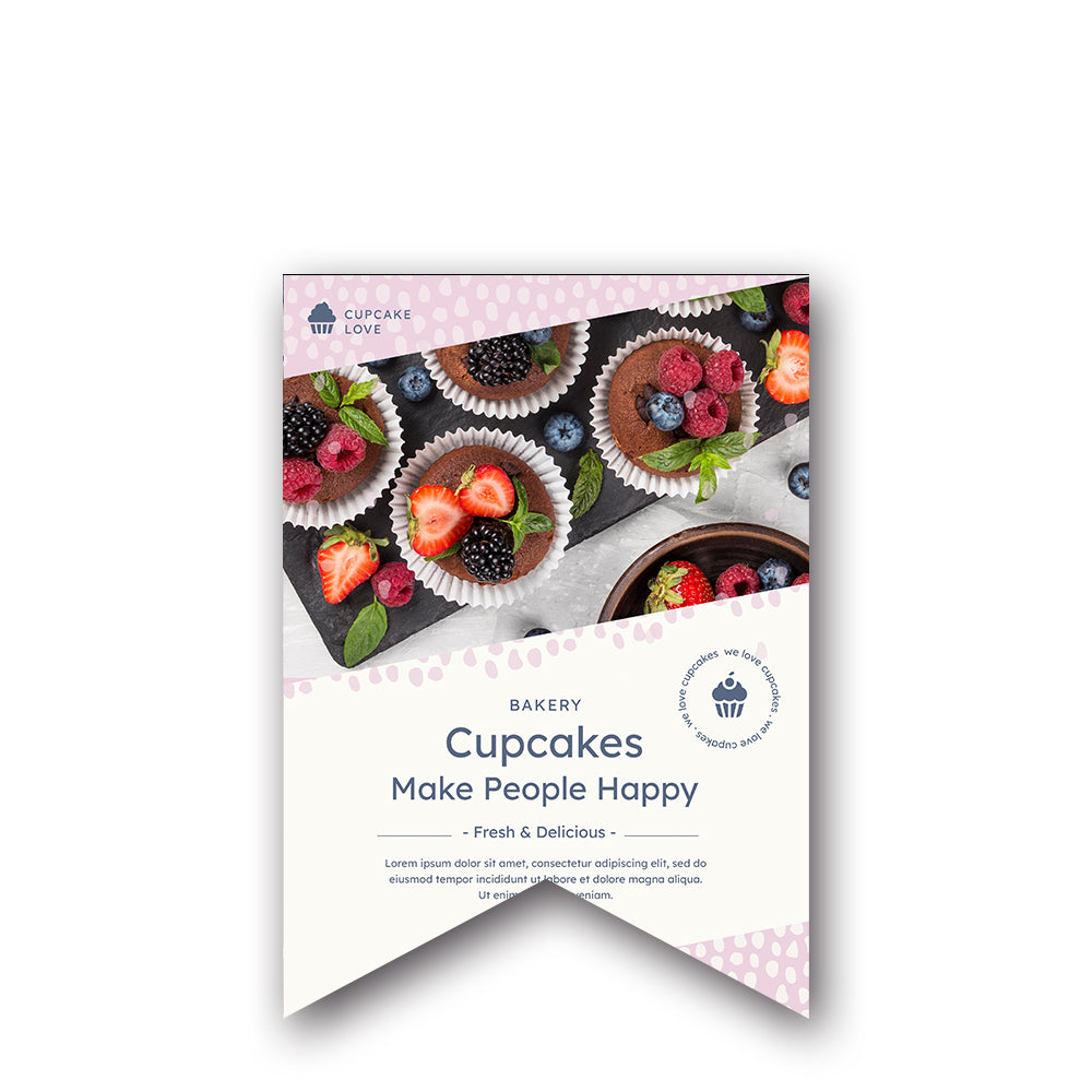 Bakery Vinyl Hanging Banner -Double Sided-Swallow-Flag Menu