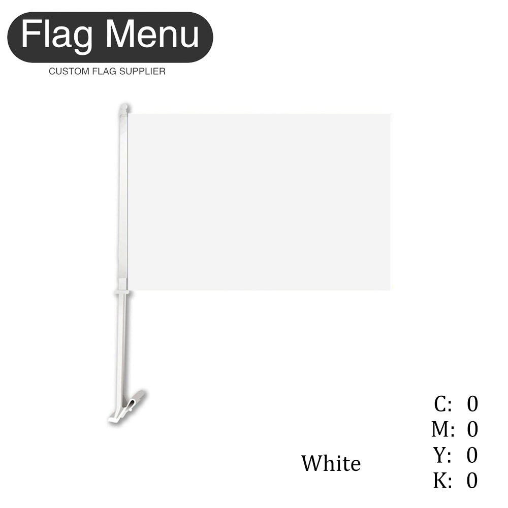 Vivid Color-12X18in Solid Color Car Flag-Flag Menu-Flag&Banner Company- USA UK Canada AU EU