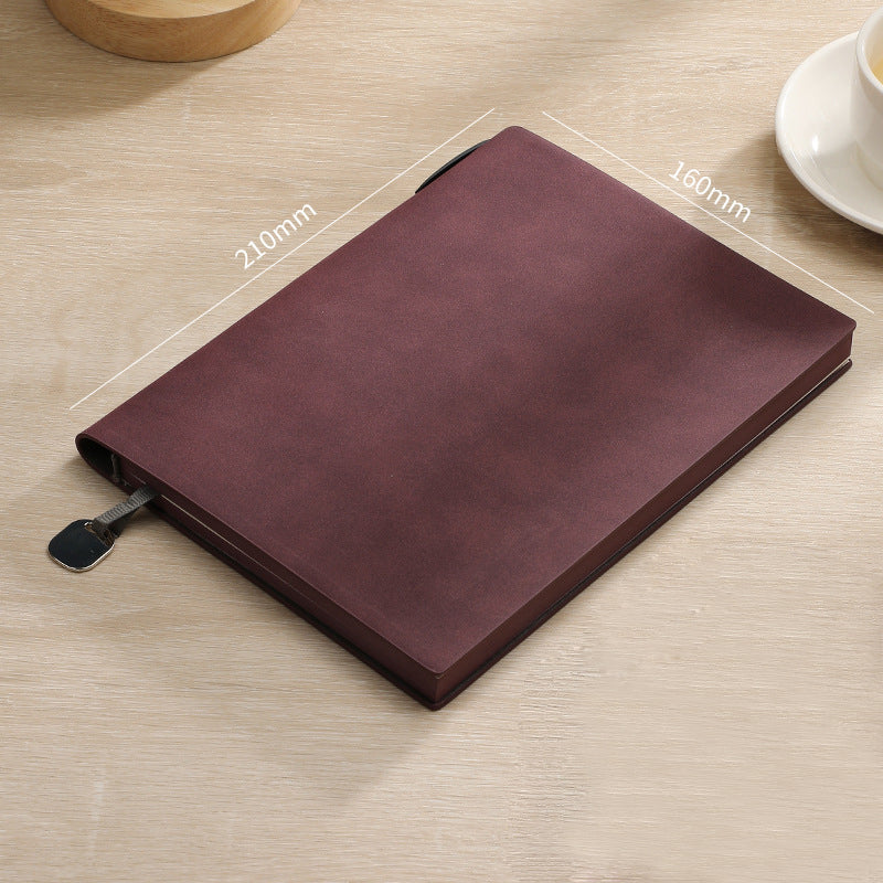 100 Packs Custom Gift Note Book - Logo Printing-Wine Red-Book Only-100 Pcs-FlagMenu.com