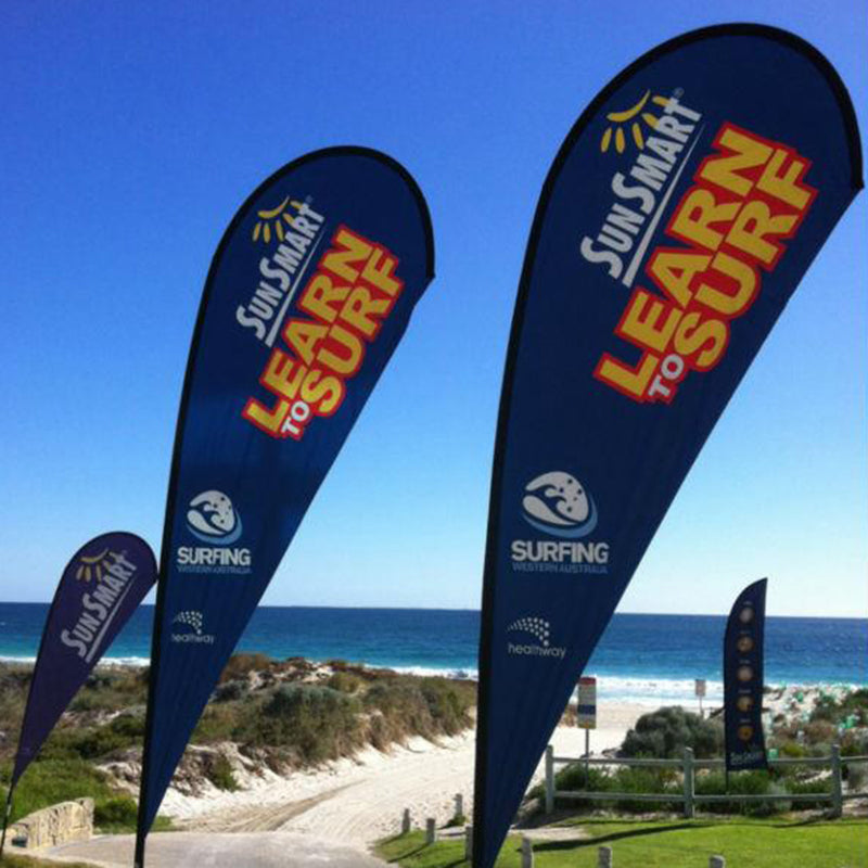 4.3X11.5ft Custom Teardrop Flag - XL-Flag Menu
