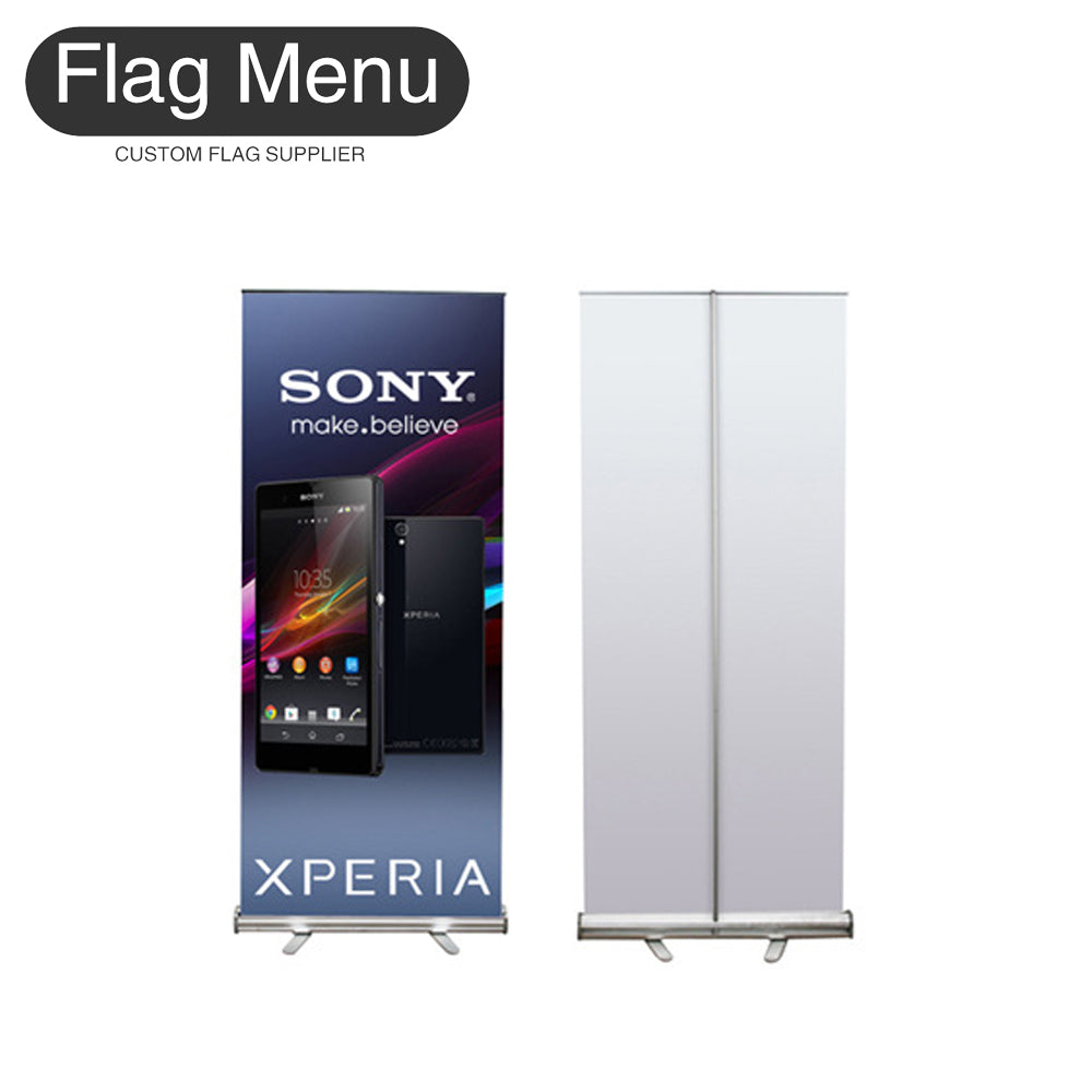 Retractable PVC Banner Kit - 80x200cm-Flag Menu