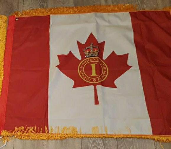 3X5ft-Custom Flag With Gold Fringe - Double Sided-Flag Menu