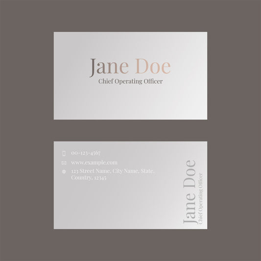 Minimal Business Card Templates-Flag Menu