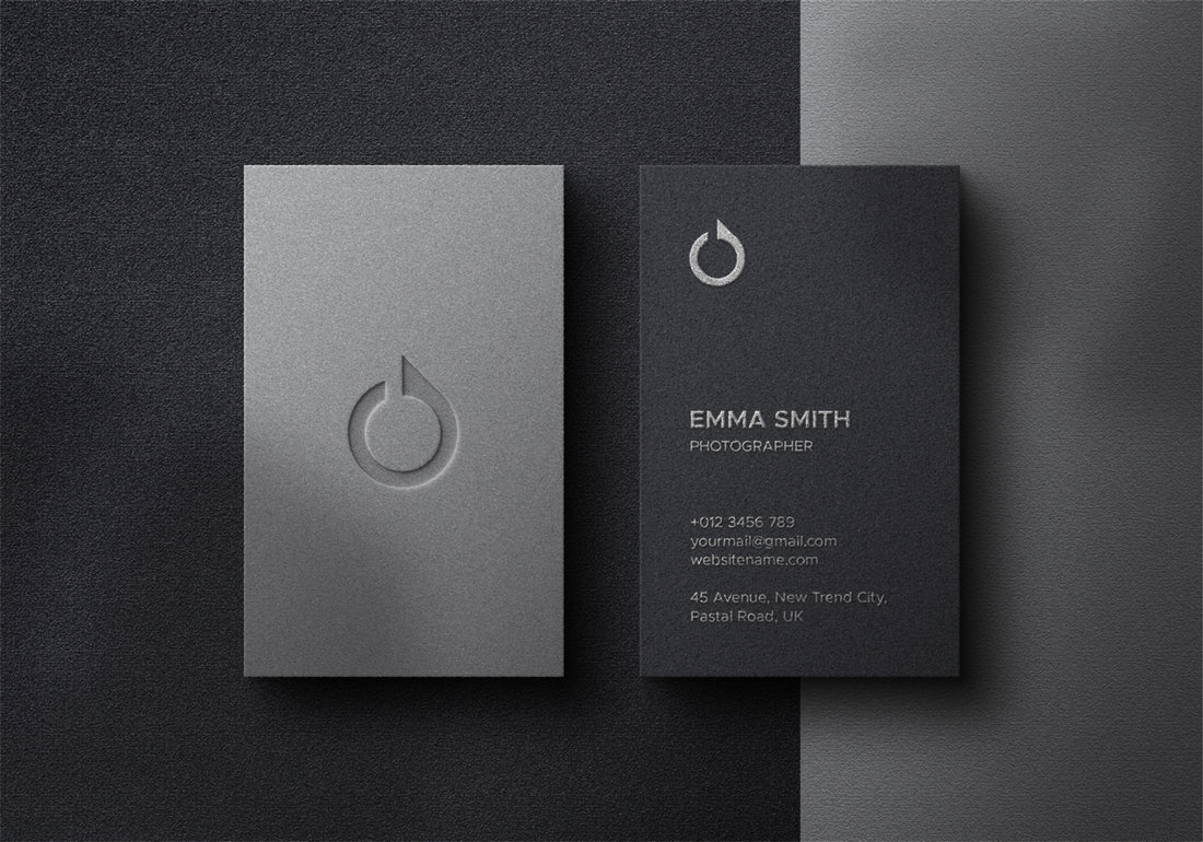 Verticle Business Card Templates