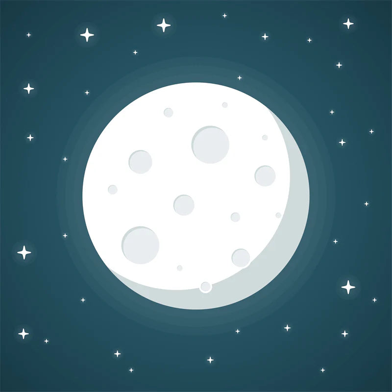 Cartoon Moon Elements