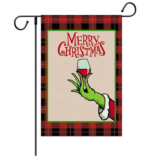 Grinch Garden Flag Designs-Flag Menu