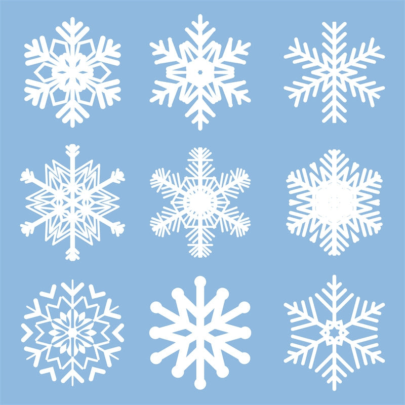 Snow Flake Elements-Flag Menu