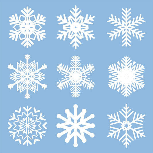 Snow Flake Elements-Flag Menu