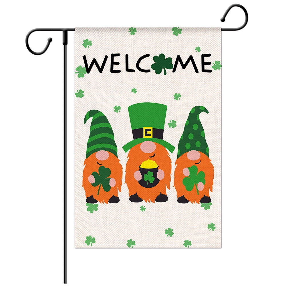 St Patrick's Day Garden Flag Design - D-Flag Menu