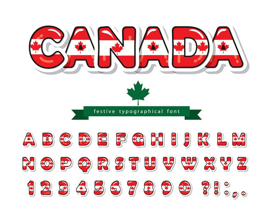 Canada Maple Font - Free-Flag Menu