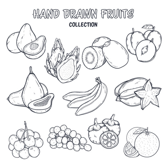 Handdraw Fruit Illustration