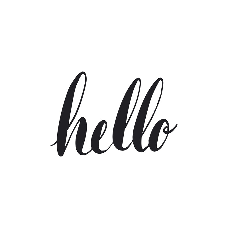 Handwriting Hello Vector-Flag Menu