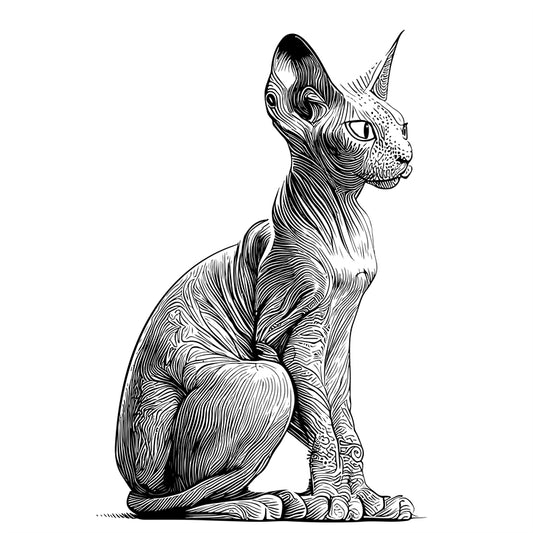 Cat Sketch - Vector Elements