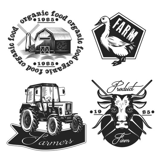 Farm Logo Mockups-Flag Menu