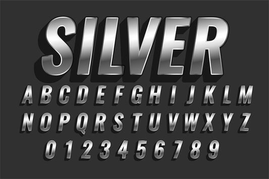 Silver Font - Luxury-Flag Menu