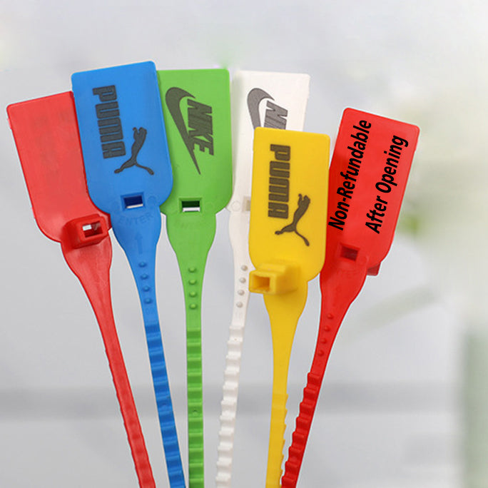 13" Custom Logo Zip Tie - Disposable Marking Label-Flag Menu