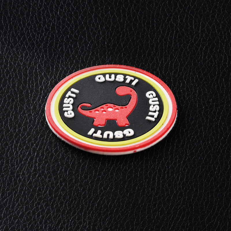 Custom Rubber Label - Logo Printing-Flag Menu