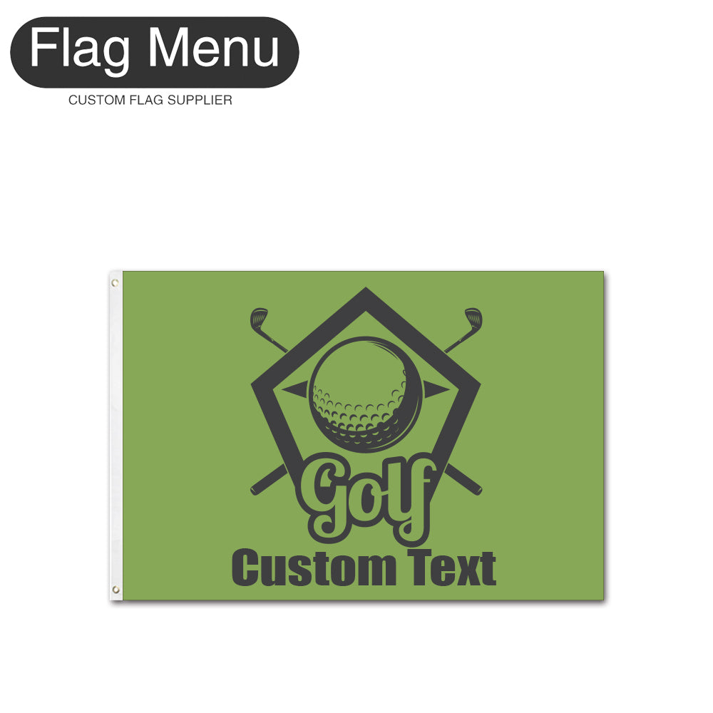 3'x5' Custom Golf Club Flag-Flag Menu
