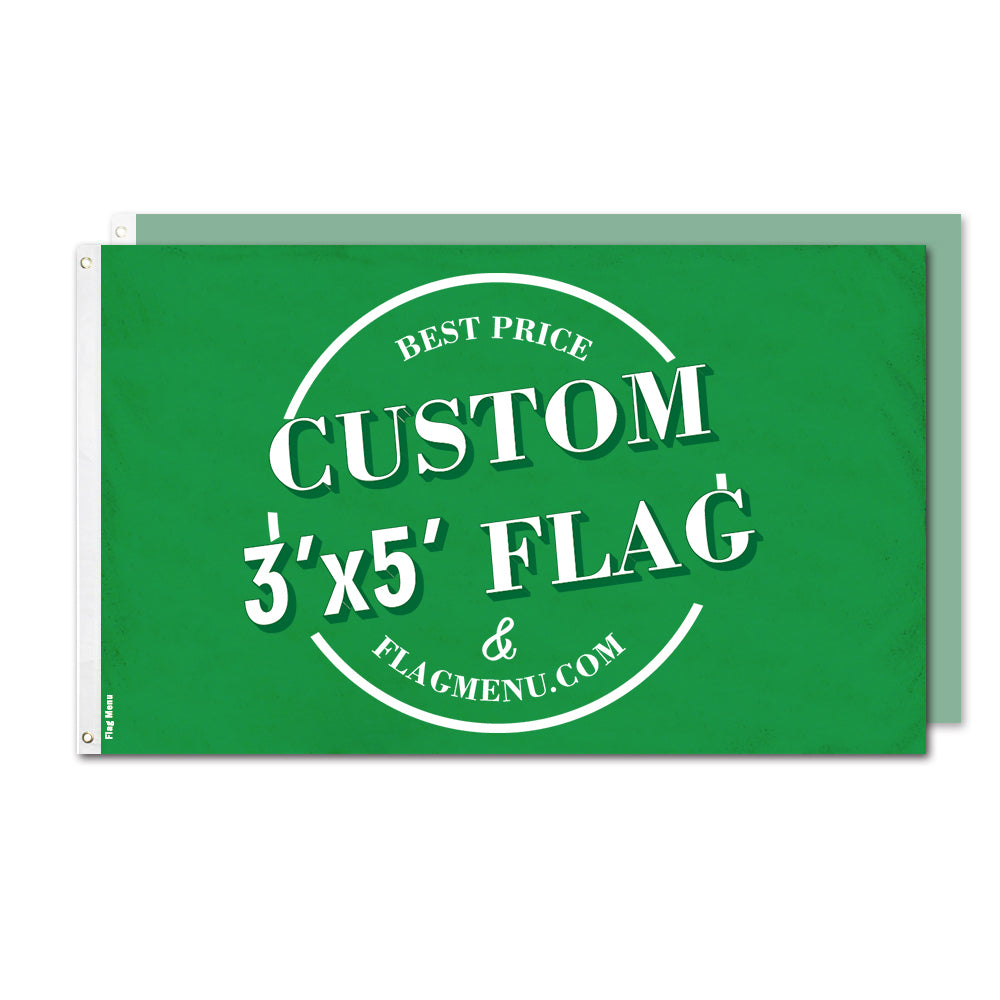 3X5ft Custom flag&banner Double Side-Warp Knitting-Flag Menu