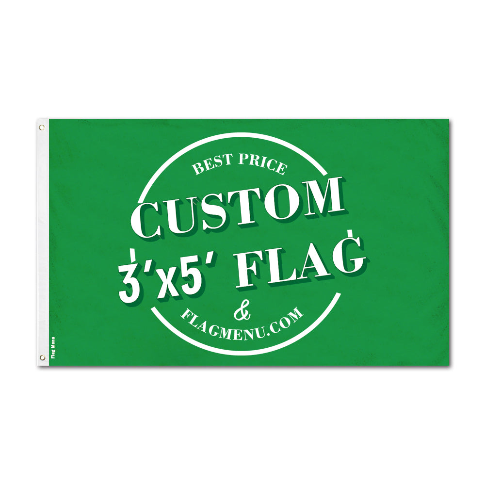 90X150cm Custom flag&banner-Warp knitting-Flag Menu