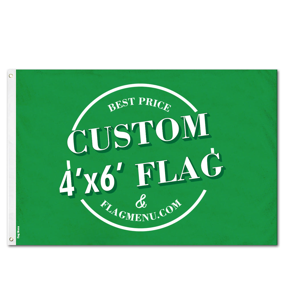 4X6ft Custom flag&banner-Warp Knitting-Flag Menu