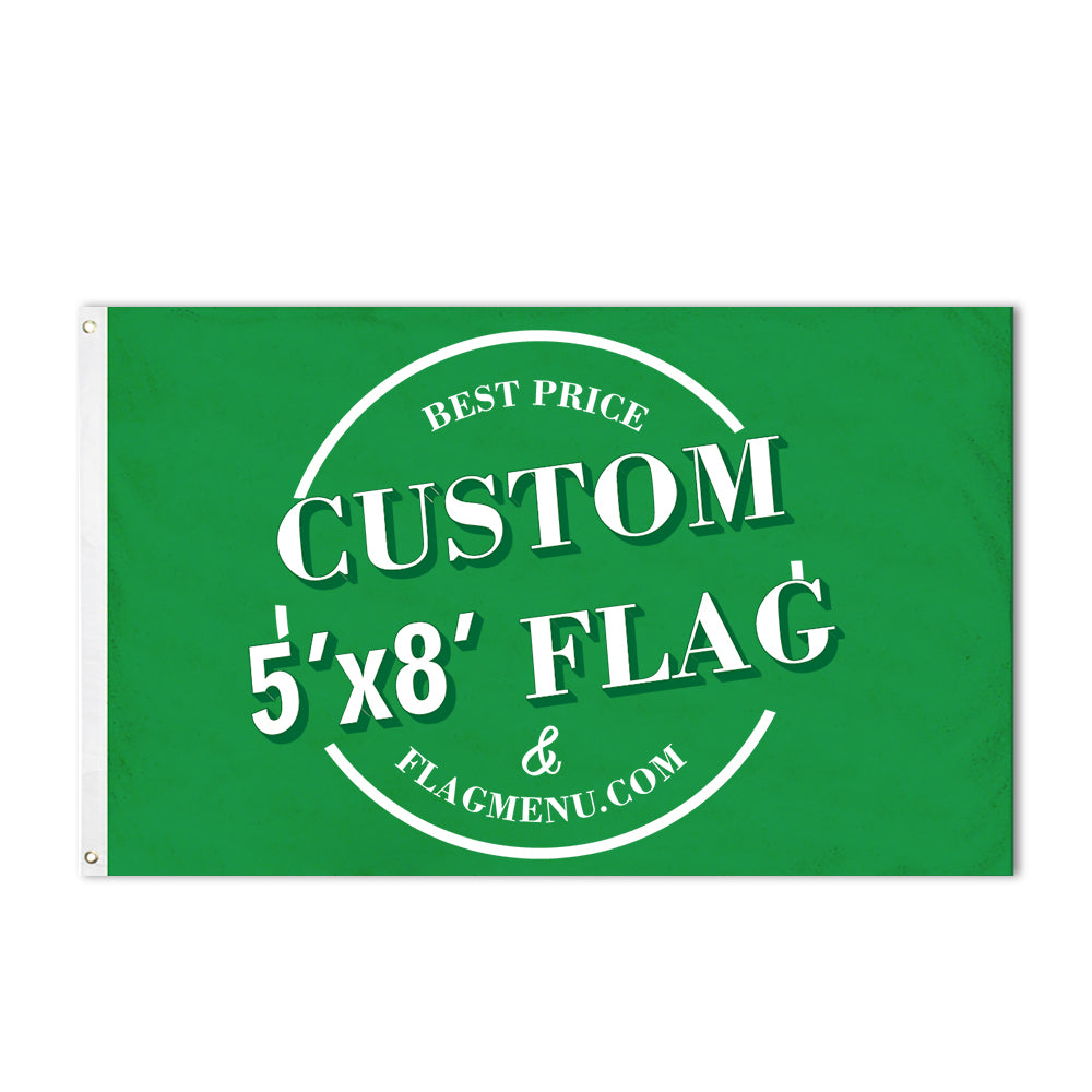 5X8ft Custom flag&banner-Pongee-Flag Menu