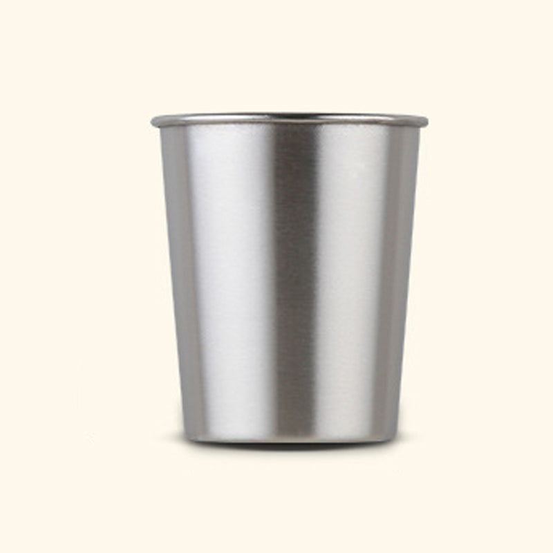 Custom Stainless Steel Cup - Canteen Cup-7.8oz-Laser Engraving-100 Pcs-FlagMenu.com