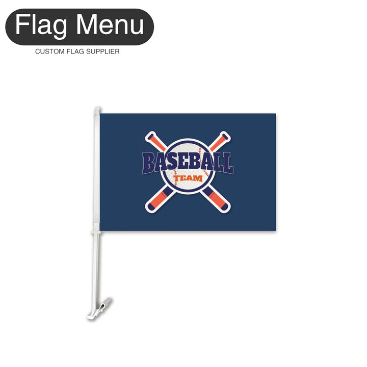 Custom Baseball Club Car Flag – Flag Menu