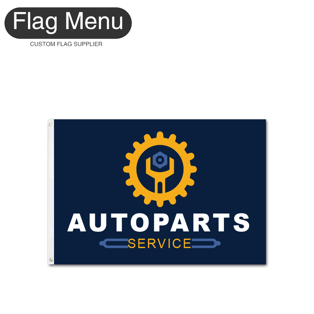 3'x5' Custom Flag - Car Service-Flag Menu