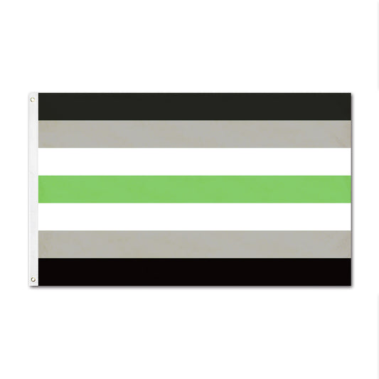 3'x5' Flag Of Agender-Flag Menu - LGBTQ+ Regular Flag - Flag Manufactory