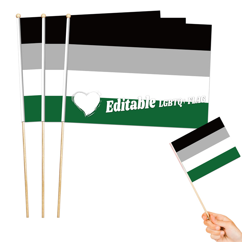 8"x11" Editable Flag Of Androphelia-LGBTQ+ Personalized Flag Maker