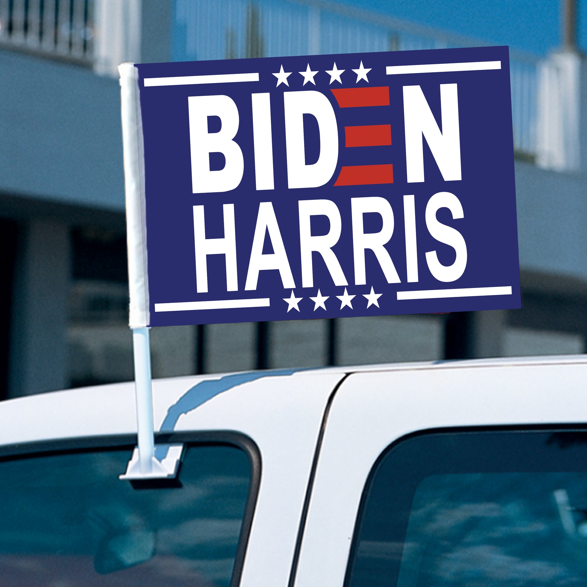 12"x18" 2024 USA Presidential Election Car Flag - Biden01-Biden01-20inch Pole-1 pcs-FlagMenu.com