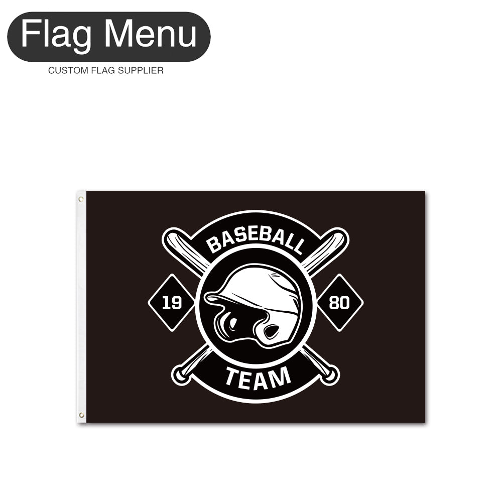Custom Baseball Club Flag – Flag Menu