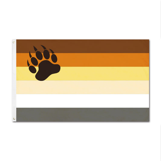 3'x5' Flag Of Bear-Flag Menu - LGBTQ+ Regular Flag - Flag Manufactory