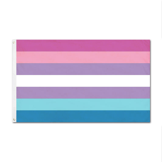 3'x5' Flag Of Bigender-Flag Menu - LGBTQ+ Regular Flag - Flag Manufactory
