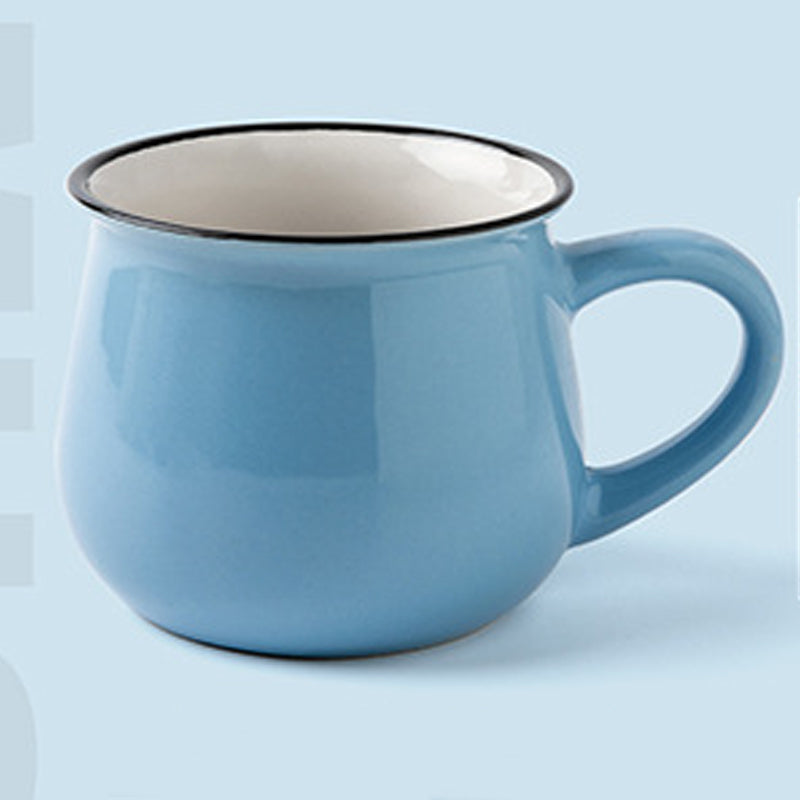 11.8oz Custom Logo Cup/Mug - Souvenir/Business Advertising-Blue-Decorating Firing-100 Pcs-FlagMenu.com