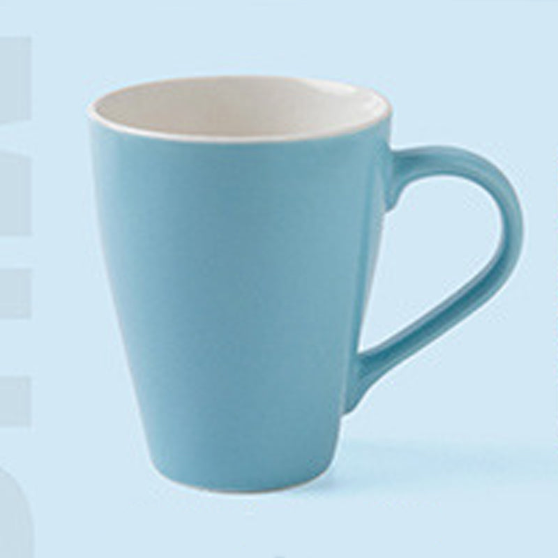 11.8oz Custom Juice Cup/Mug - Souvenir/Business Advertising-Blue-Decorating Firing-100 Pcs-FlagMenu.com