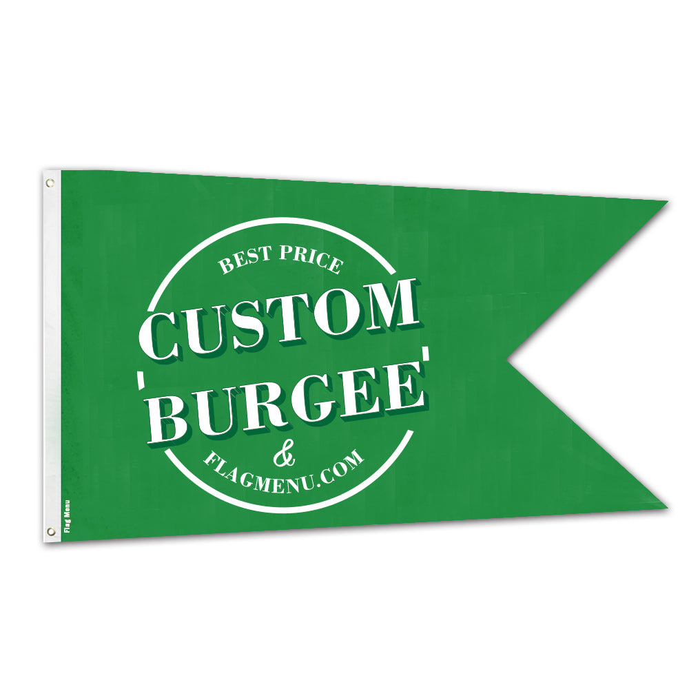2'x3' Custom Burgee - Double Sided-Flag Menu